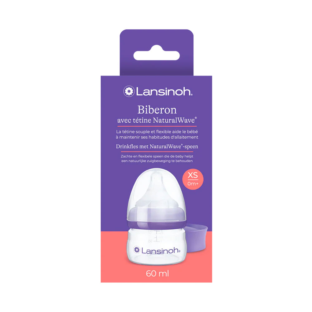Lansinoh Natural Wave Biberon & tétine 60ml
