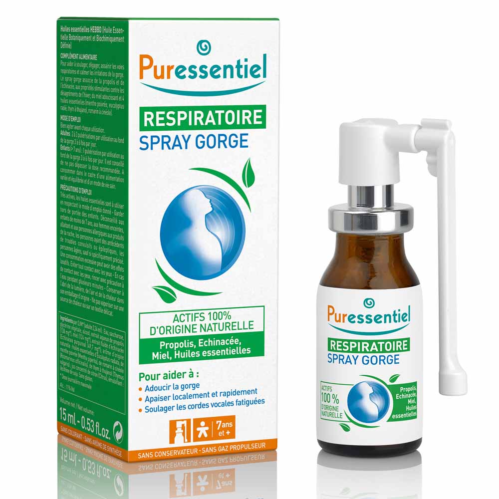 Puressentiel Respiratoire Spray Gorge Respiratoire 15ml