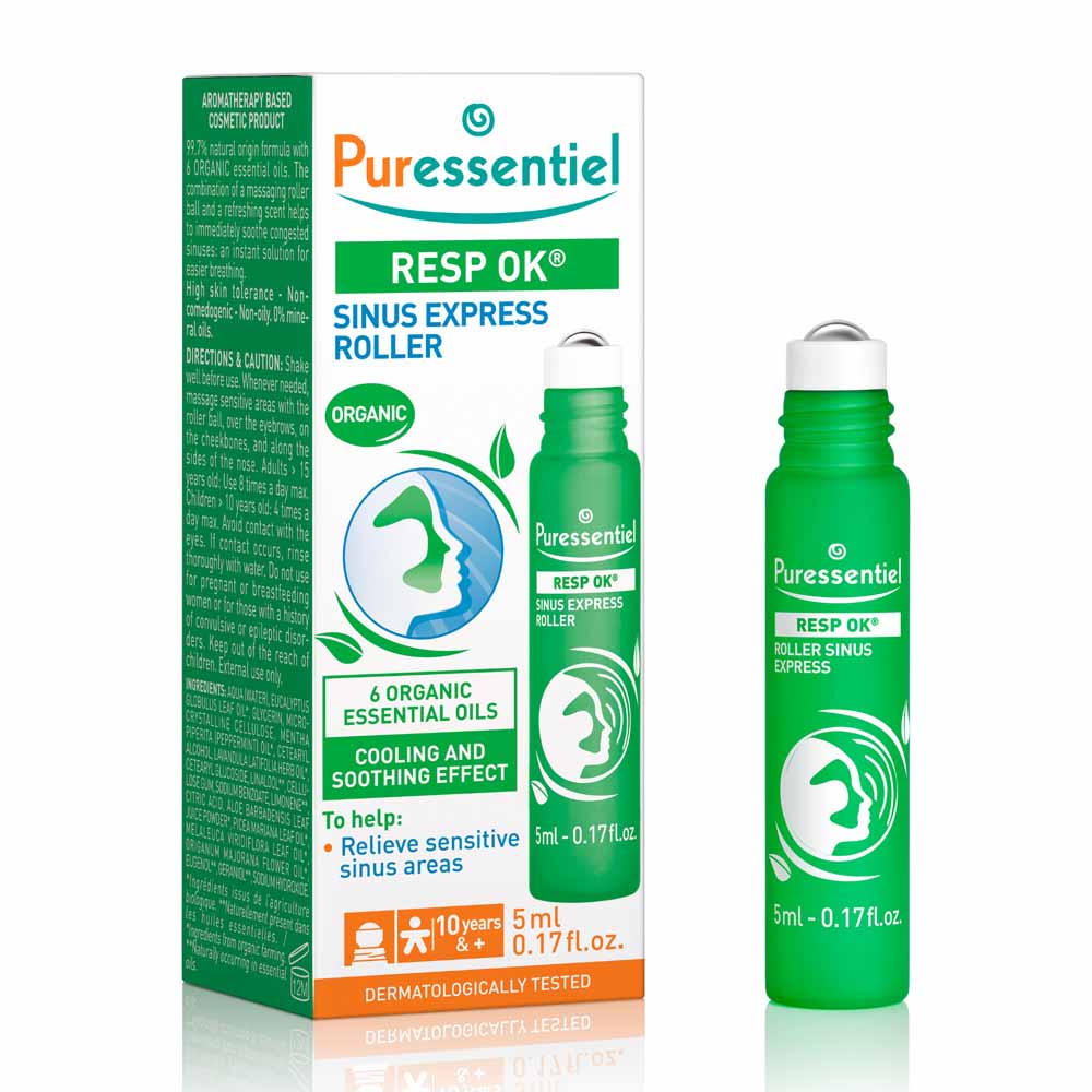 Puressentiel Respiratoire Roller Sinus Express Aux 6 Huiles Essentielles Bio 6ml