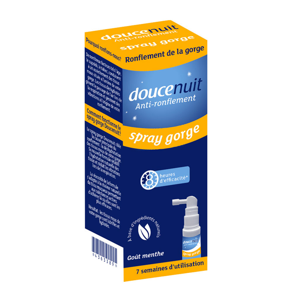 Doucenuit Anti-ronflement Spray gorge 23.5 ml