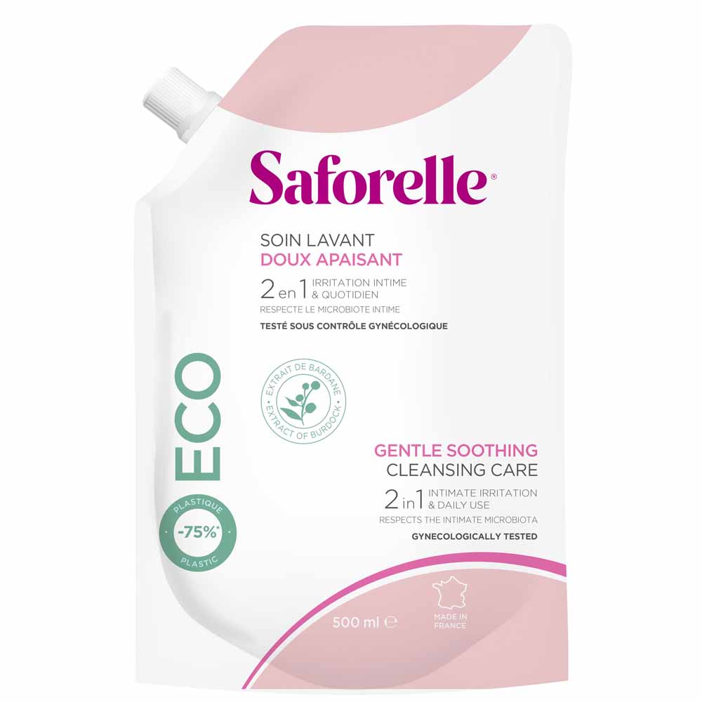 Saforelle Soin Lavant Doux Eco-recharge 400ml