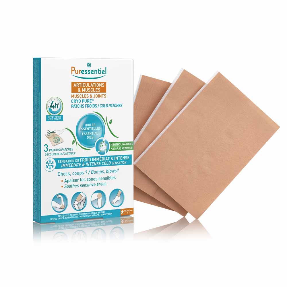 Puressentiel Articulations Et Muscles Cryo Pure Effet 4h 3 Patchs Froids
