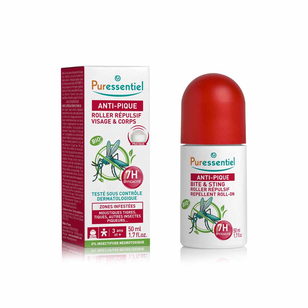 Puressentiel Anti-Pique Roller Répulsif Visage & Corps Anti-Pique 50ml