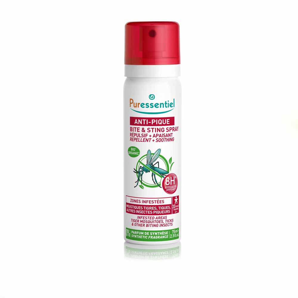 Puressentiel Anti-Pique Spray Repulsif Et Apaisant Anti-moustiques 75 ml