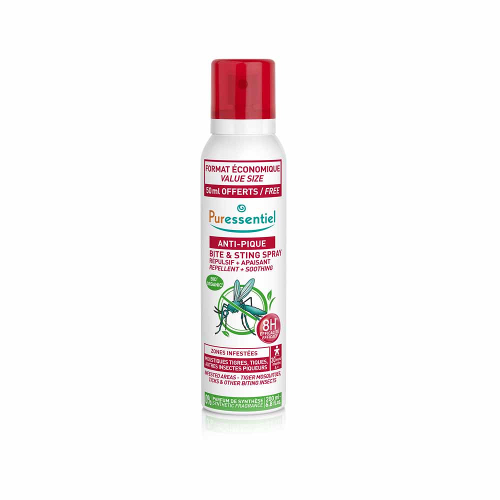 Puressentiel Anti-Pique Spray Repulsif Et Apaisant Anti-moustiques 200ml