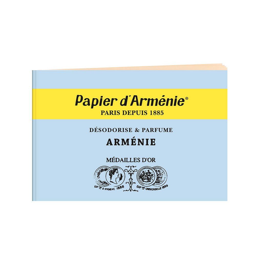 Papier D'Armenie Carnet Papier à bruler Désodorise et Parfume 12 Feuilles