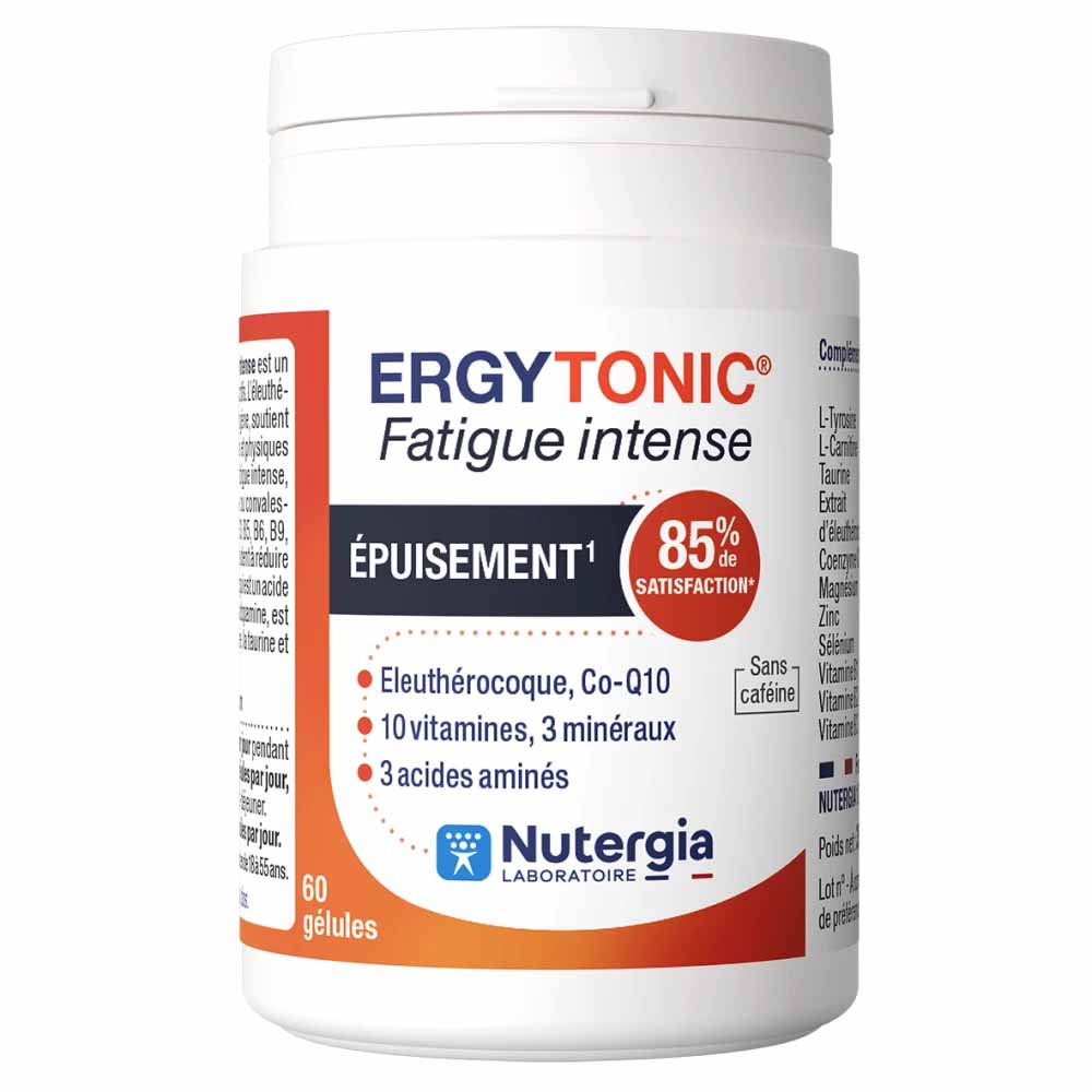 Nutergia ERGYTONIC® Fatigue intense Épuisement 60 gélules
