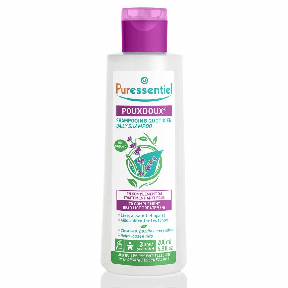 Shampooing Quotidien Pouxdoux Bio 200ml Puressentiel