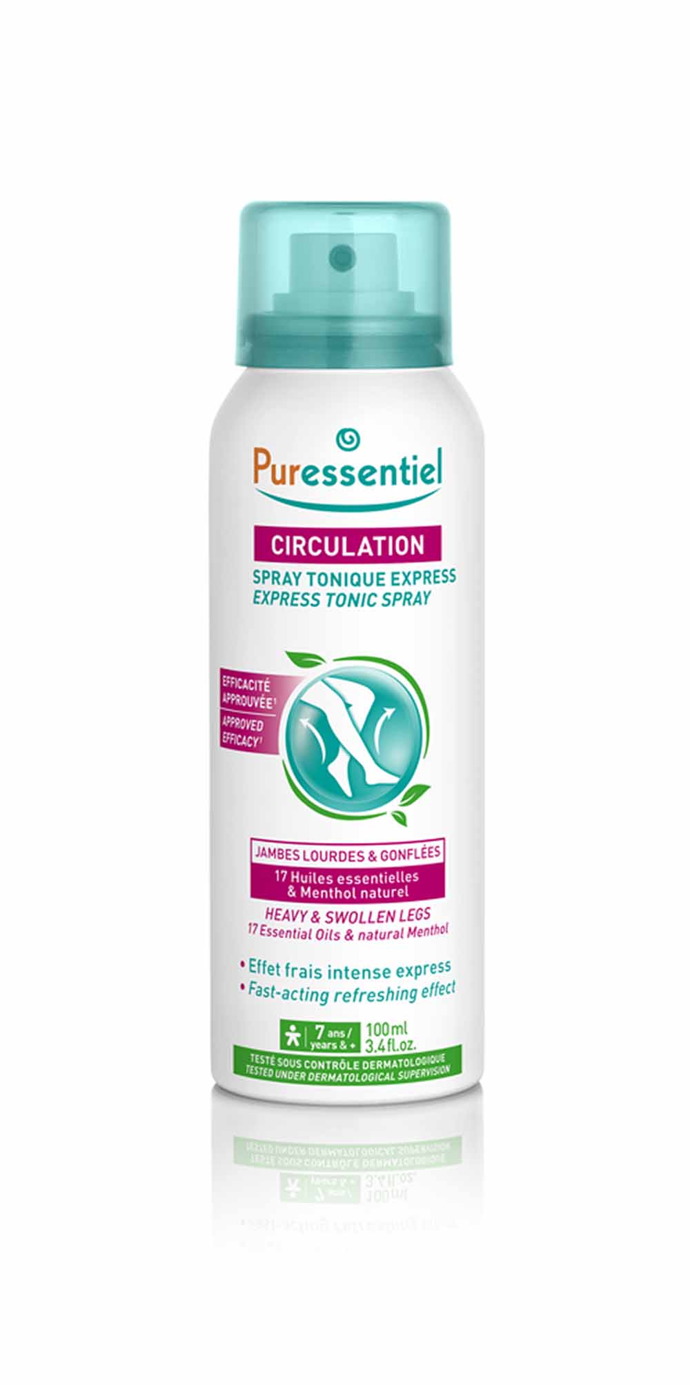 Puressentiel Circulation Spray Express Tonique Aux 17 Circulation 100ml