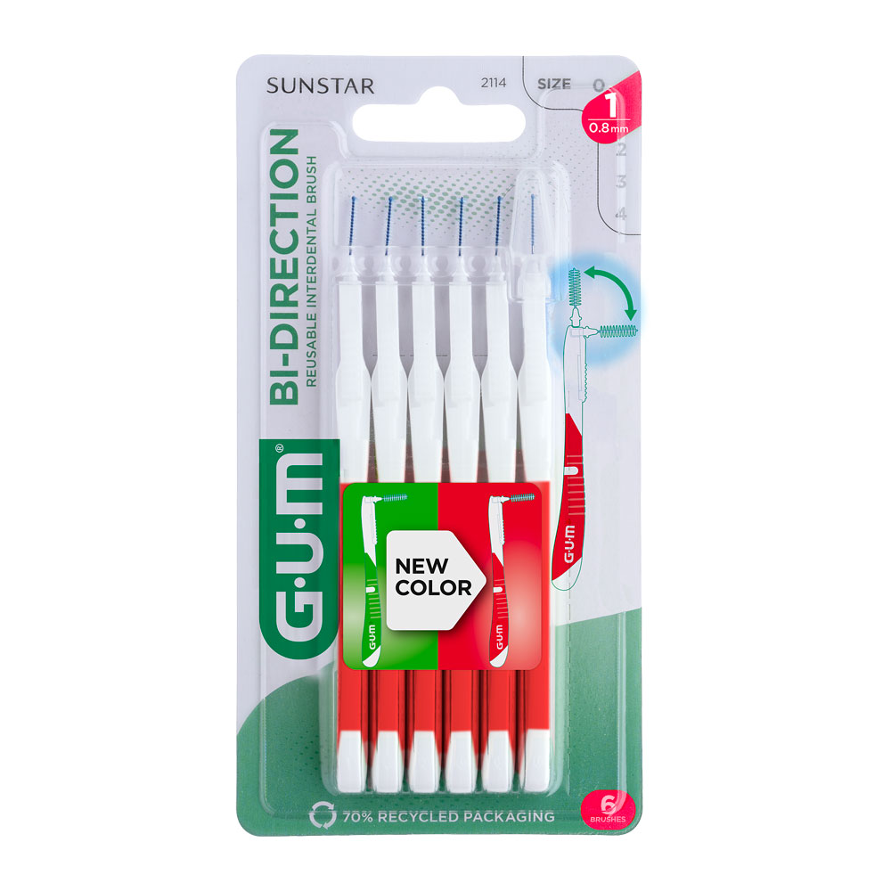 Gum Proxabrush Brossettes Interdentaires 0.8mm x6