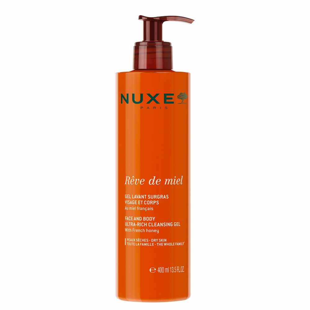 Nuxe Reve De Miel Gel Lavant Surgras Visage Et Corps Peaux Seches Et Sensibles 400ml