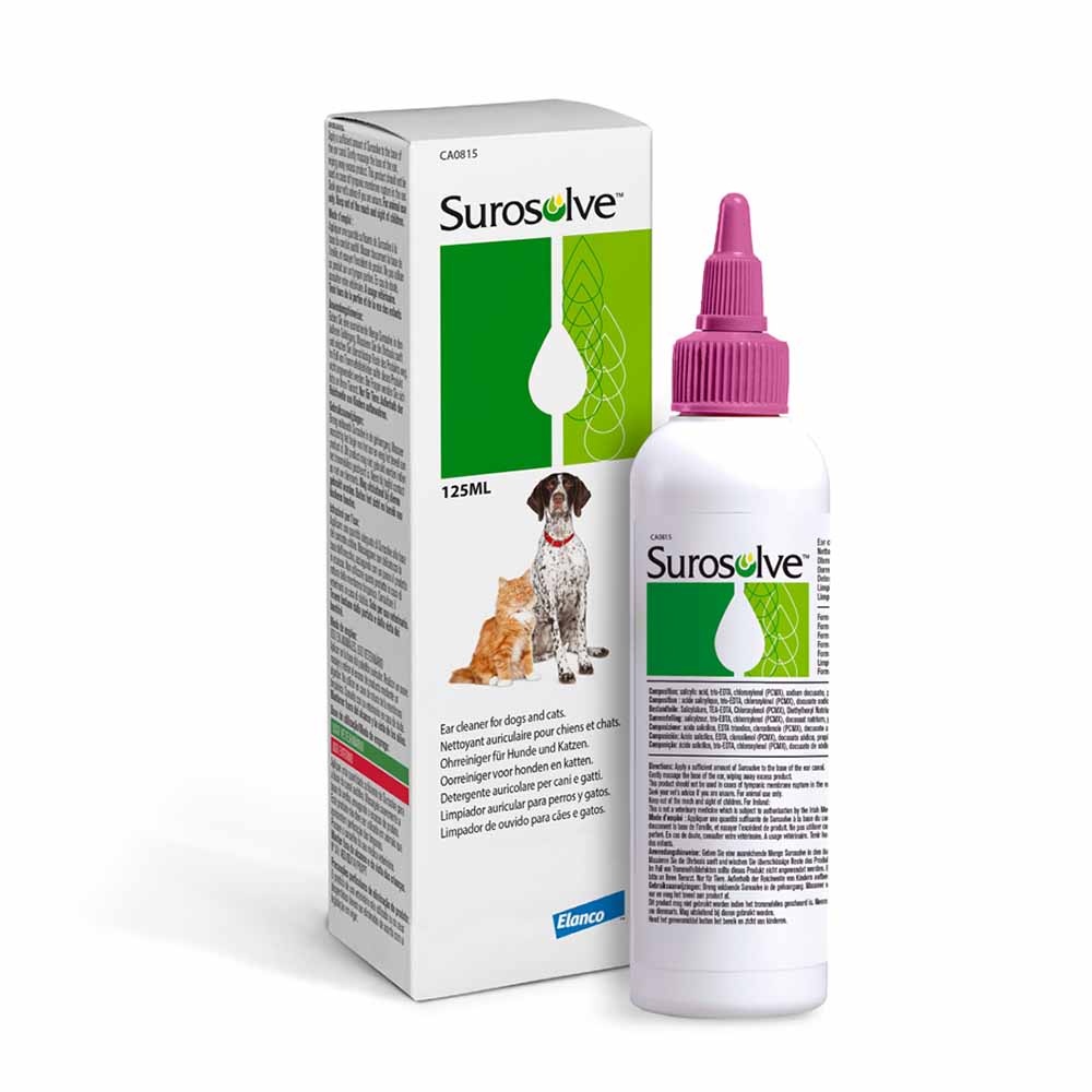 Surosolve Solution auriculaire pour chien et chat 125ml