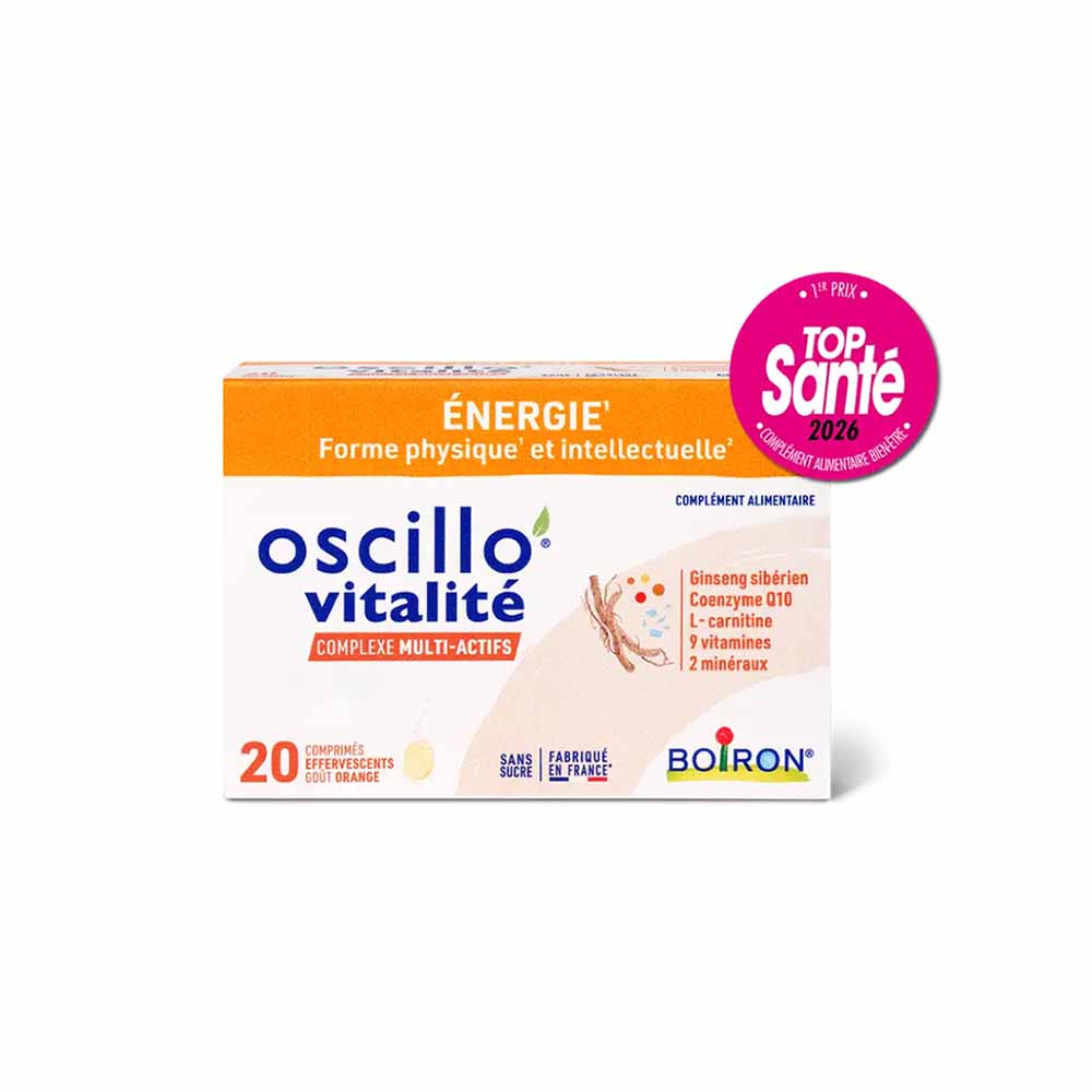 Boiron Oscillo’ Vitalité adultes 20 comprimés effervescents