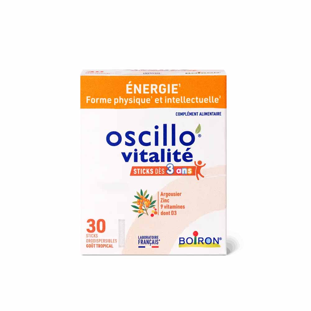 Boiron Oscillo’ Vitalité enfants 30 sticks orodispersibles