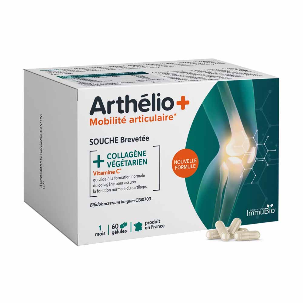 Laboratoire Immubio Arthelio+ Collagene 60 gélules