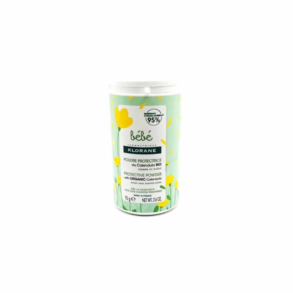 Klorane Bébé Poudre Protectrice au Calendula Bio 75 g