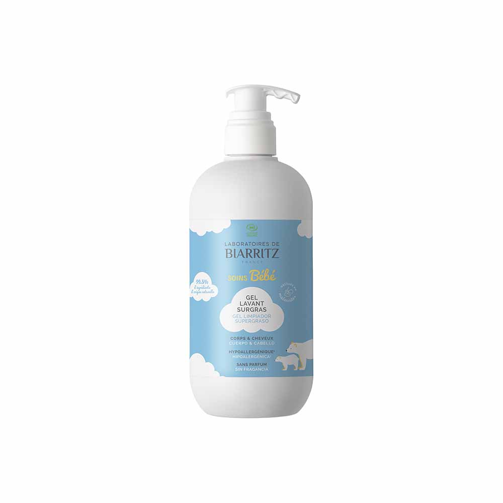 Laboratoires De Biarritz Bébé Gel Lavant Surgras Bio Corps & Cheveux 500ml