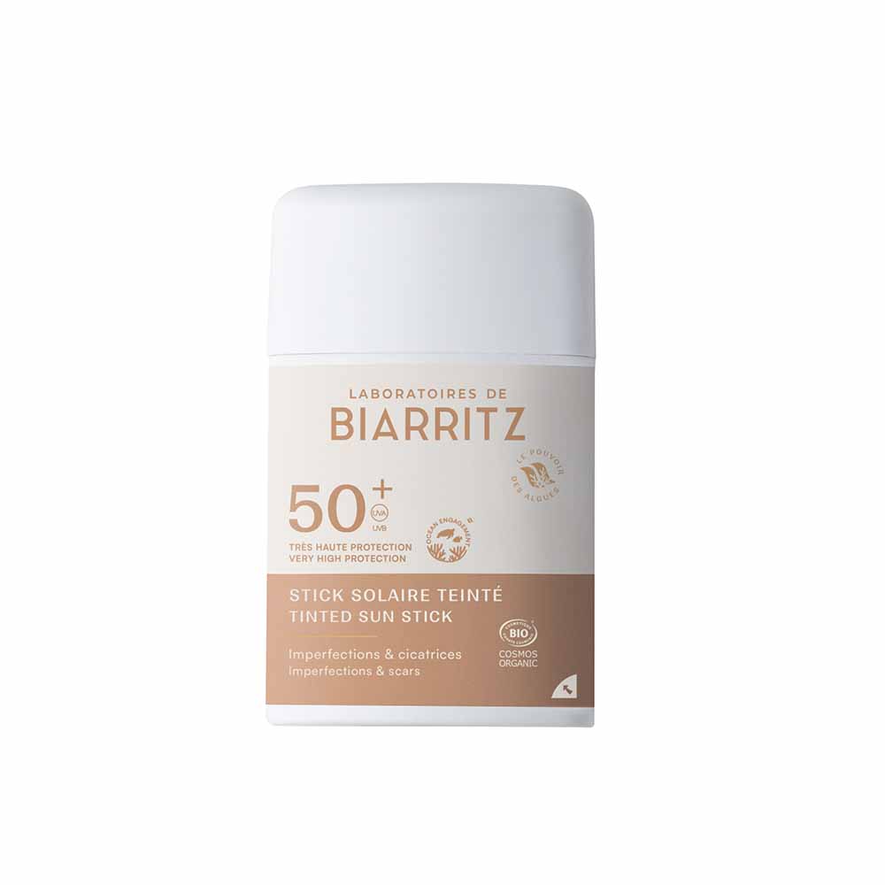 Laboratoires De Biarritz Solaires Stick Teinté SPF50+ Bio Imperfections Et Cicatrices 9g