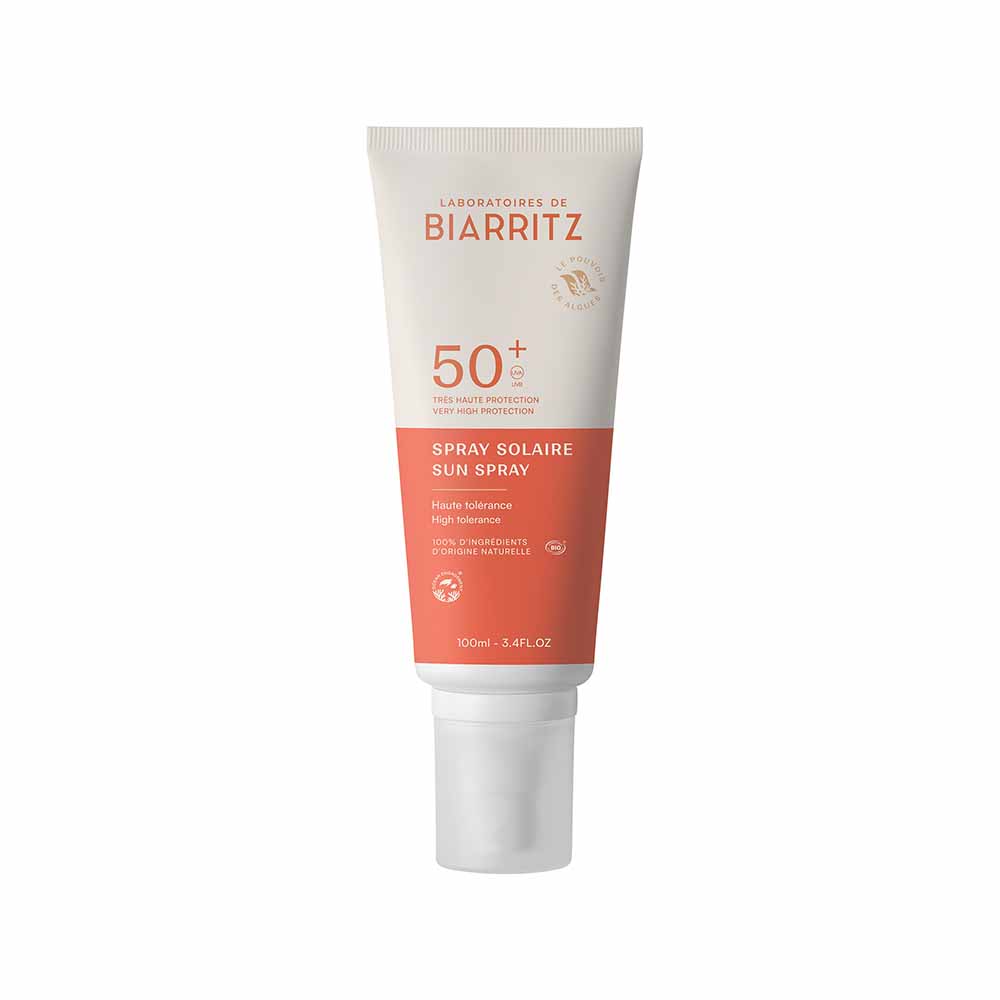 Laboratoires De Biarritz Solaires Spray Solaire Famille SPF50+ Bio 100ml