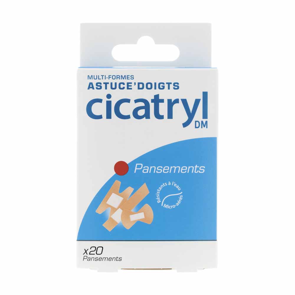 Pierre Fabre Cicatryl Pansements Astuce'Doigts Multi-Formes x20