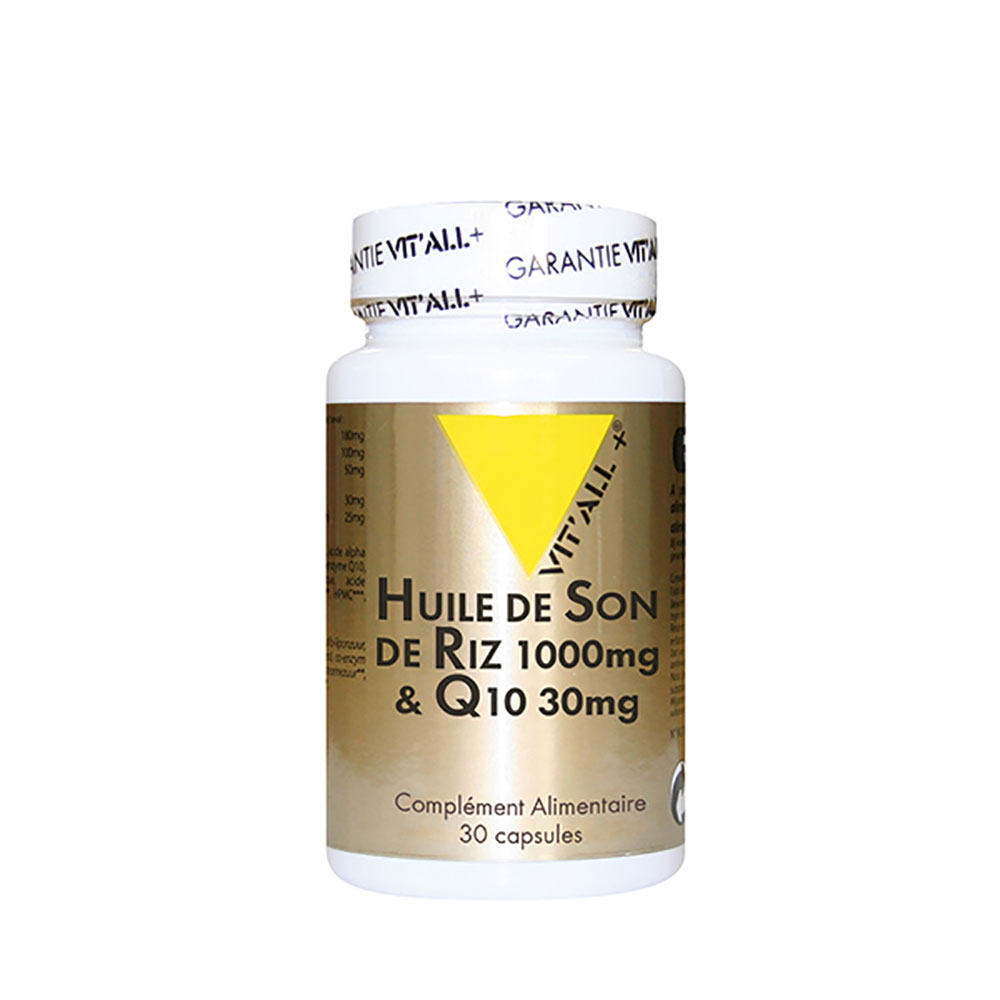 Huile De Son De Riz Q10 1000mg 30 Comprimés 1000mg Vit'All+
