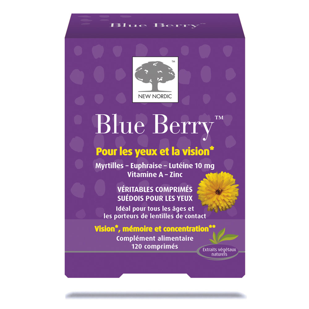 New Nordic Blue Berry 120 Comprimes