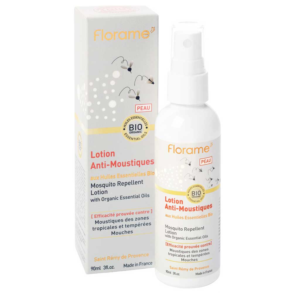 Florame Lotion Anti Moustiques Aux Huiles Essentielles Bio 90ml