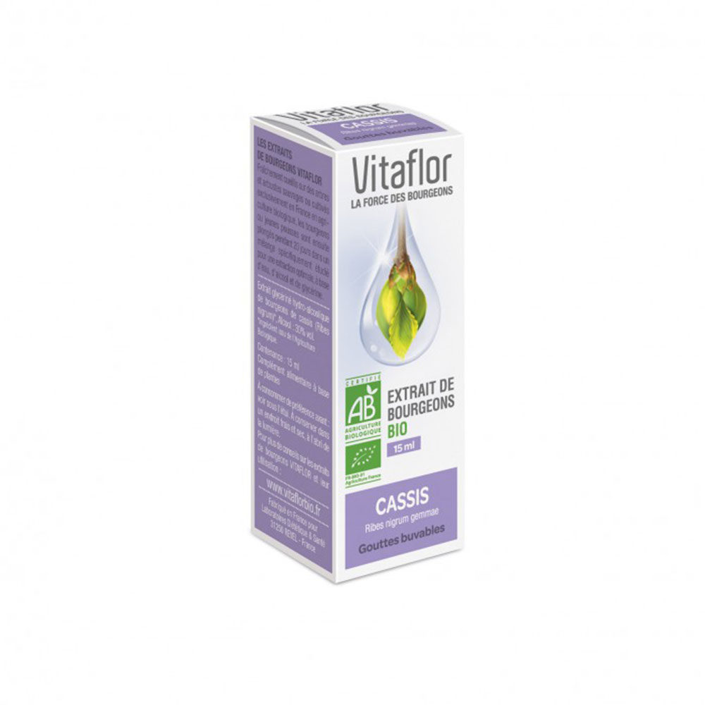 Vitaflor Extrait De Bourgeon De Cassis Bio 15ml
