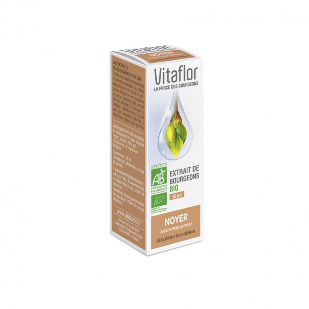 Vitaflor Extrait De Bourgeon De Noyer Bio 15ml