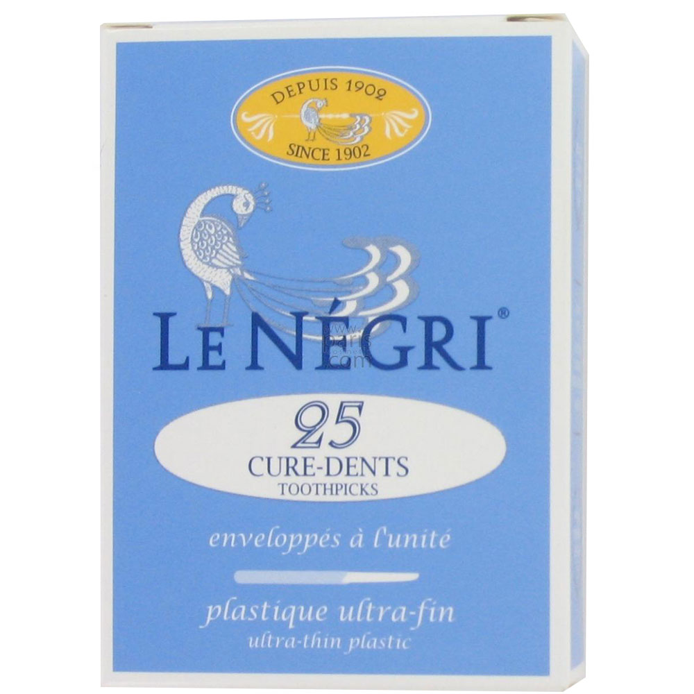 Le Negri Cure-dents Plastique Emballes X25