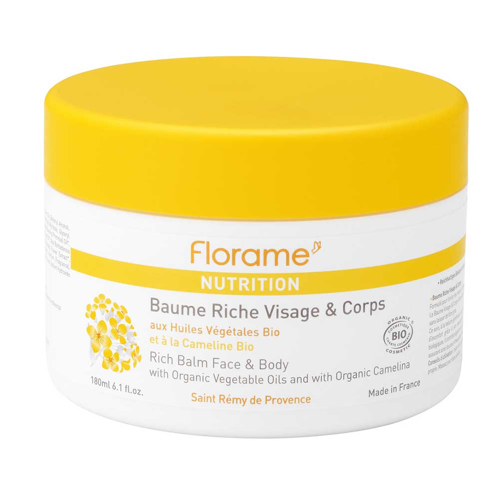 Florame Nutrition Baume Riche Visage Et Corps Bio 180ml