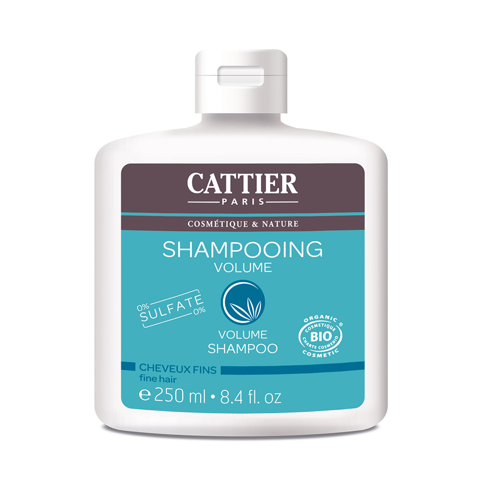 Cattier Shampooing Volume Cheveux Fins Bio 250ml
