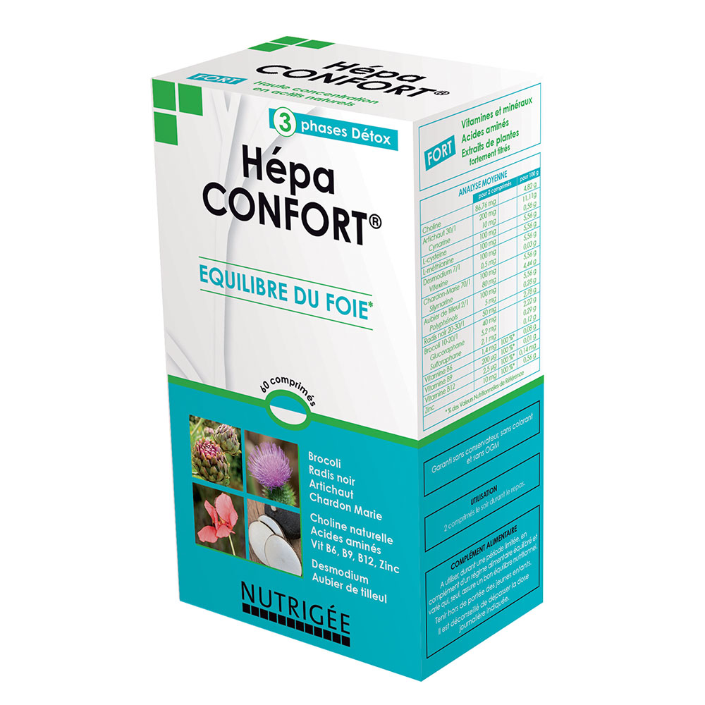 Nutrigée Hépa Confort 60 Comprimés