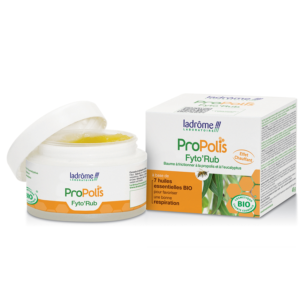 Ladrôme Propolis Baume A Frictionner Fyto Rub Bio 45g