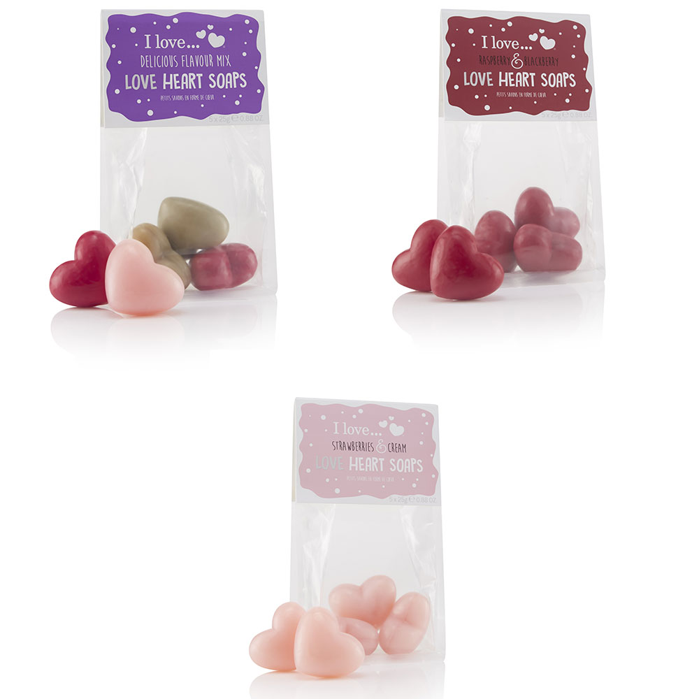 I Love Mini Coeurs Savons 5x25g