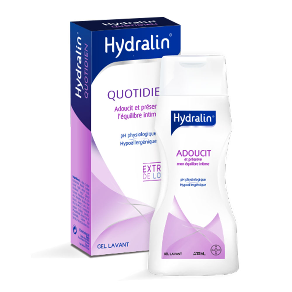Hydralin Quotidien Gel lavant intime Adoucit Et Préserve 400 ml
