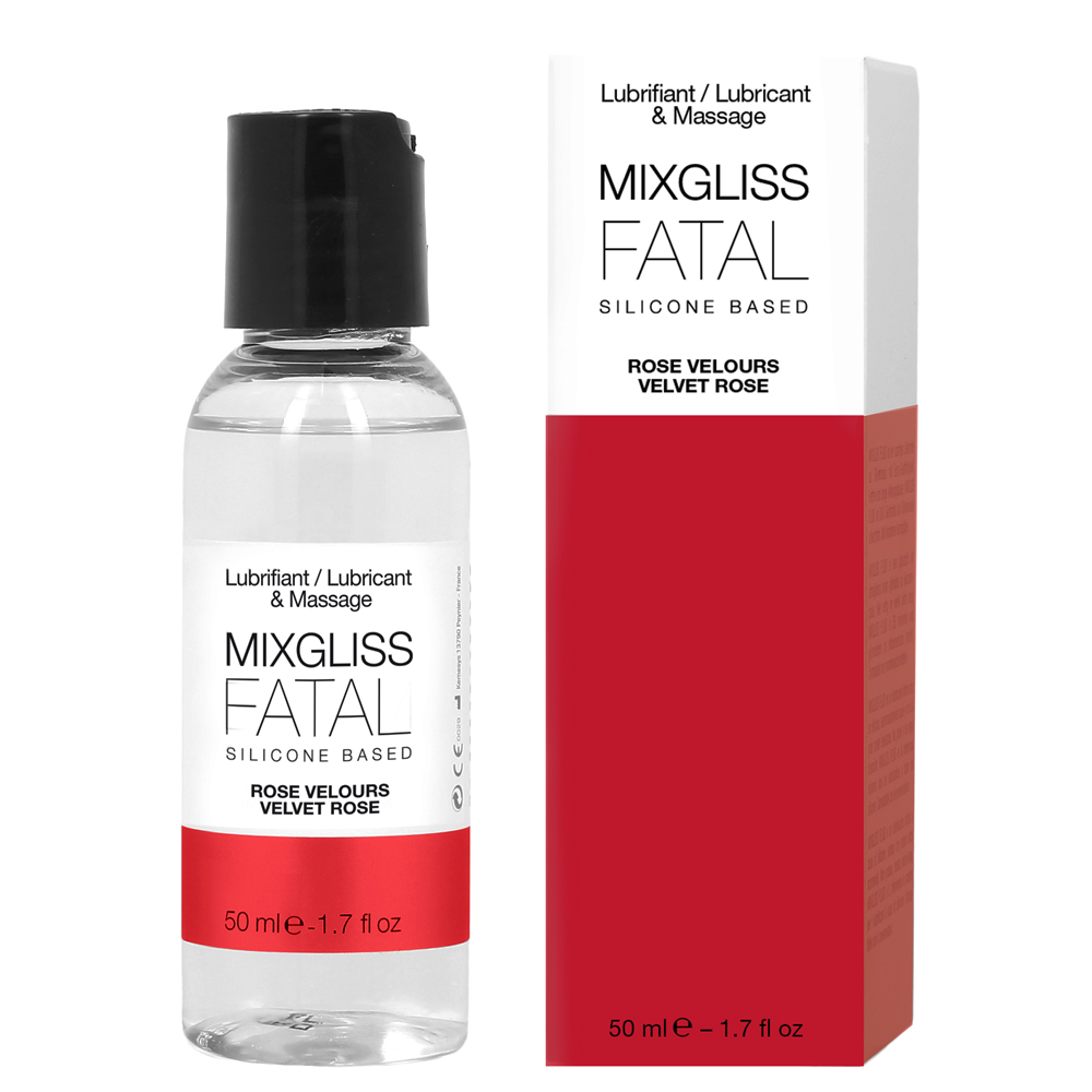 Mixgliss Fatal Lubrifiant Et Massage A Base De Silicone Gout Rose Velours 50ml