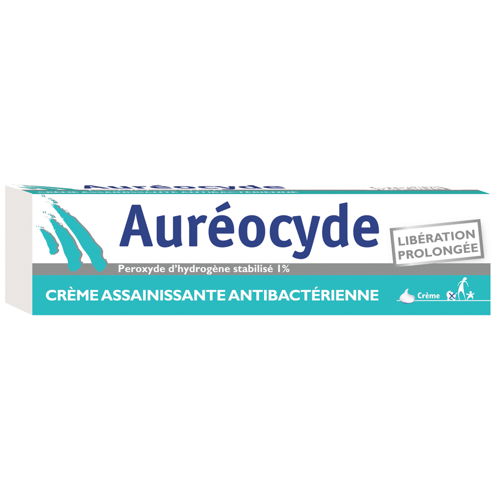 Aureocyde Crème Assainissante Antibactérienne 15ml