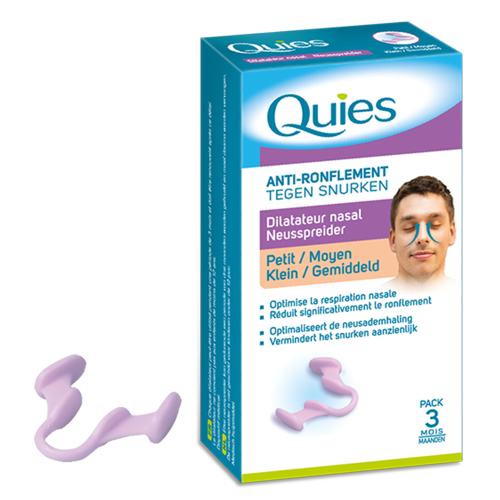 Quies Anti-ronflement Dilatateur Nasal Petit Moyen