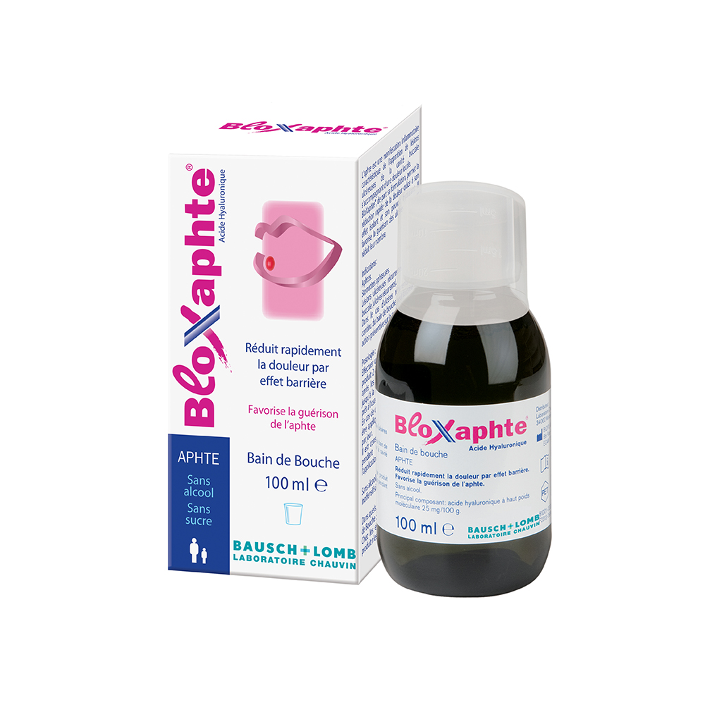 Bausch&Lomb BLOXAPHTE BAIN DE BOUCHE SANS ALCOOL 100ml