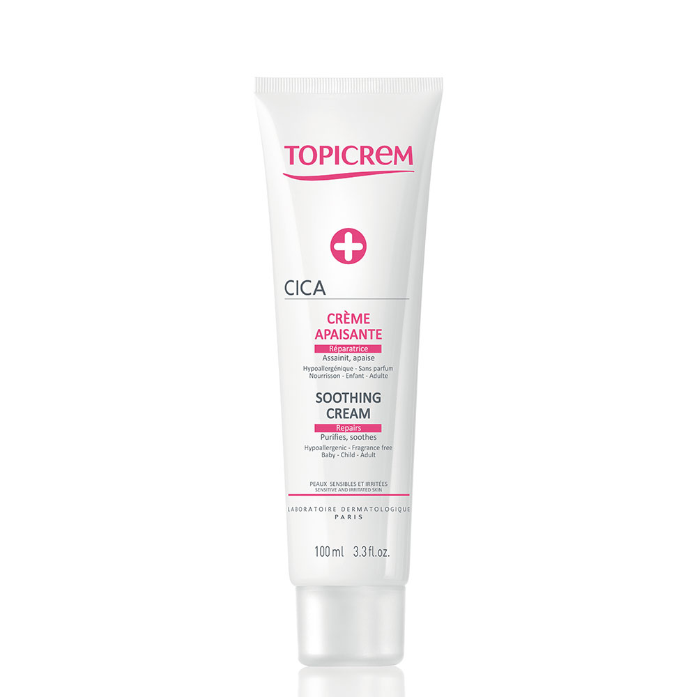 Topicrem Cica Peaux Irritees Creme Apaisante Réparatrice 100ml