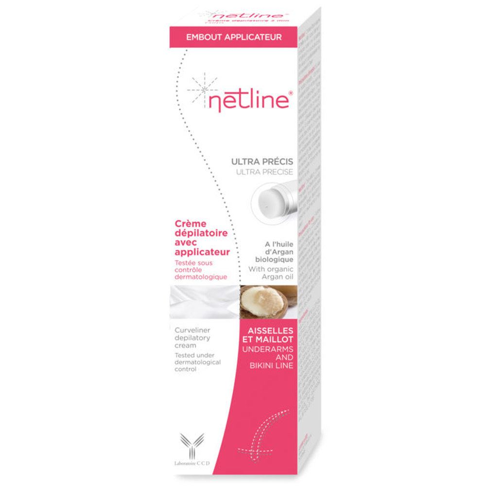 Netline Creme Depilatoire Applicateur Aisselles Et Maillot 100ml