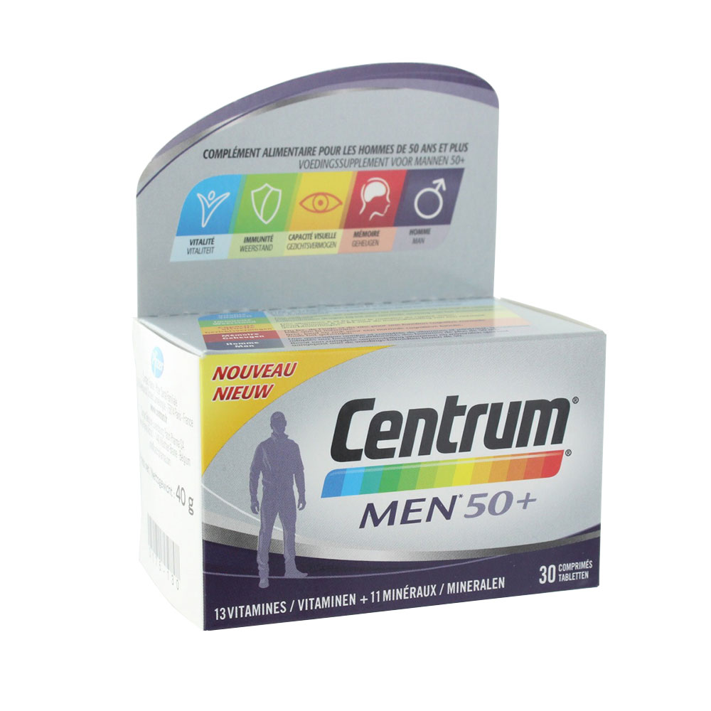 Centrum Centrum Men 50+ 30 Comprimes 30 Comprimes