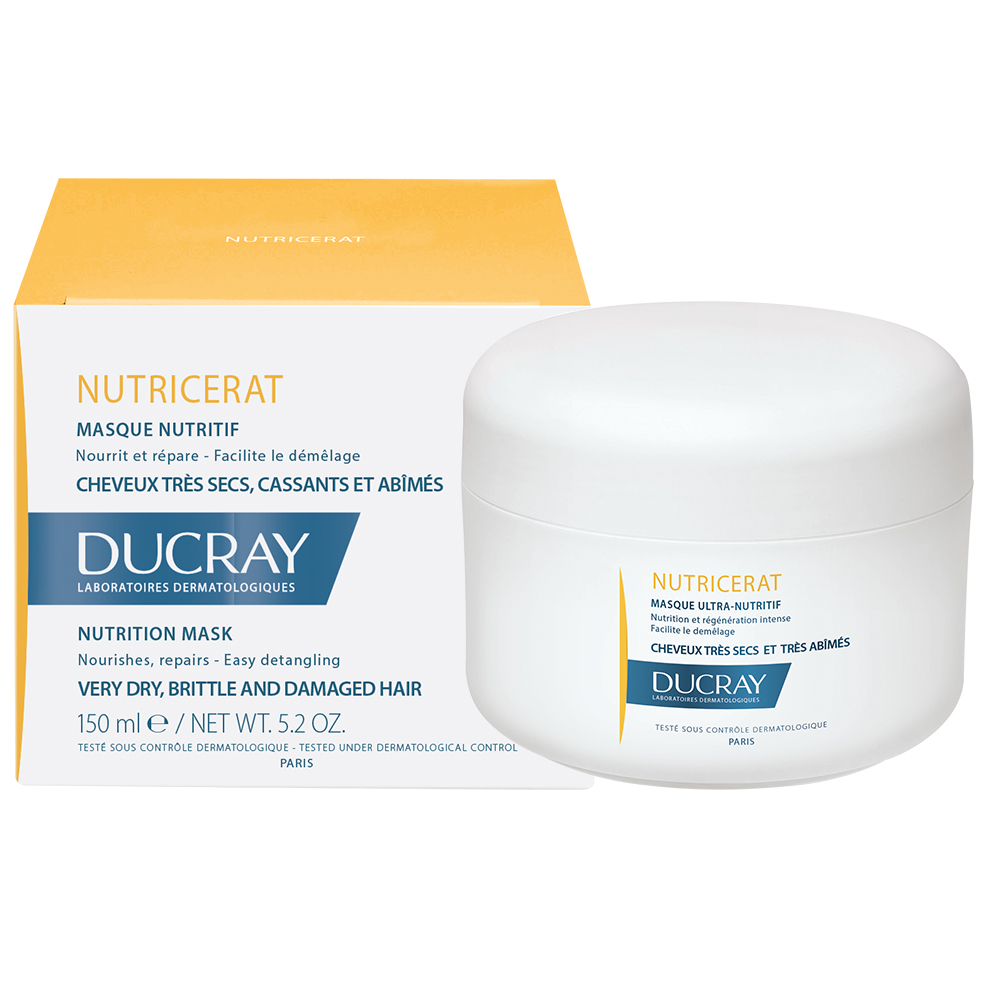 Ducray Nutricerat Masque Nutritif Cheveux Tres Secs Cassants Et Abimes 150ml