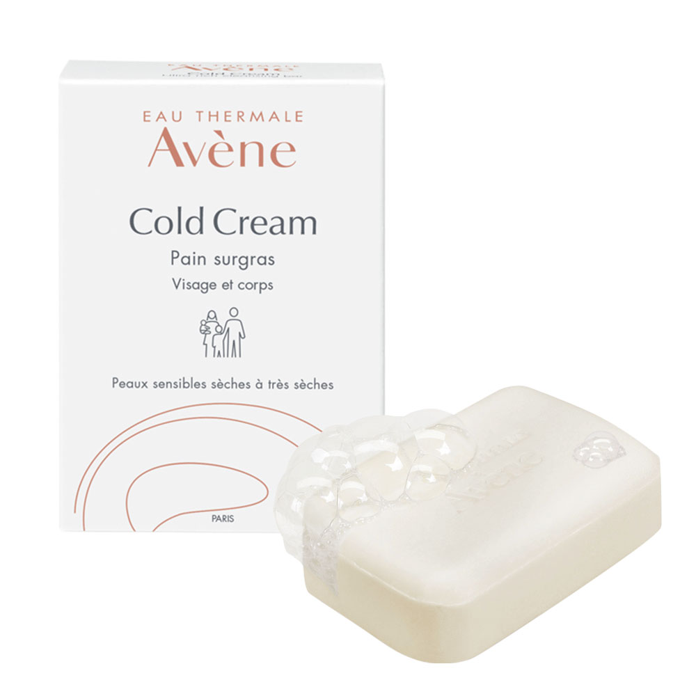 Avène Cold Cream Pain Surgras Visage Et Corps Peaux Sensibles Seches 100g