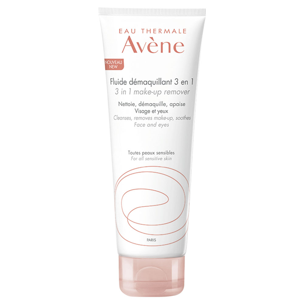 Avène Mes Essentiels Fluide Demaquillant 3 En 1 Visage Et Yeux Peaux Sensibles 200ml