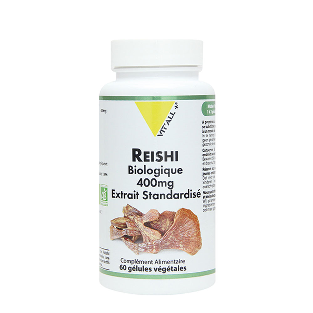 Vit'All+ Reishi Bio 400mg 60 Gélules