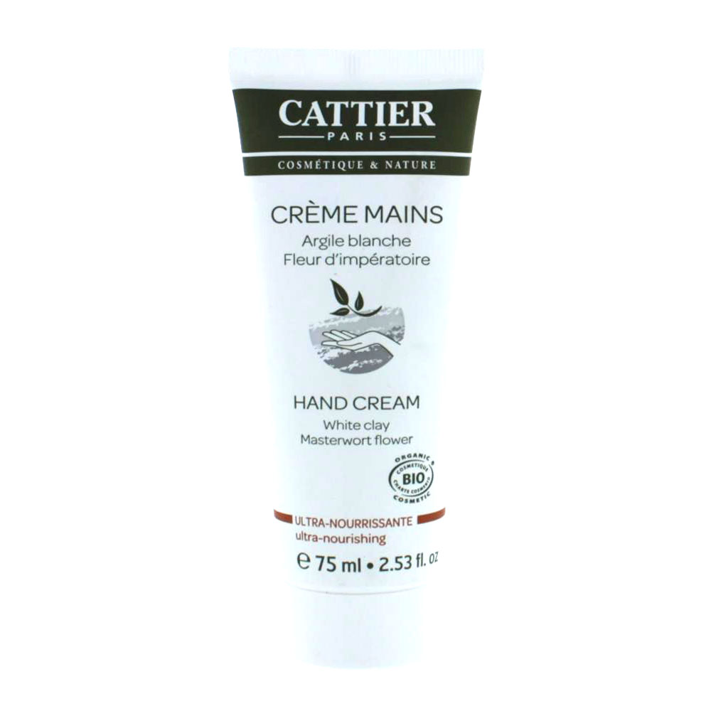 Cattier Creme Mains Ultra Nourrissante Bio 75 ml
