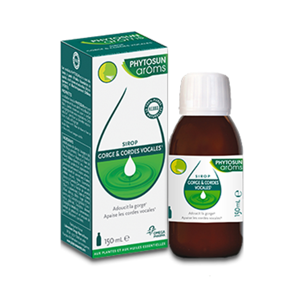 Phytosun Aroms Sirop Gorge Et Cordes Vocales 150ml