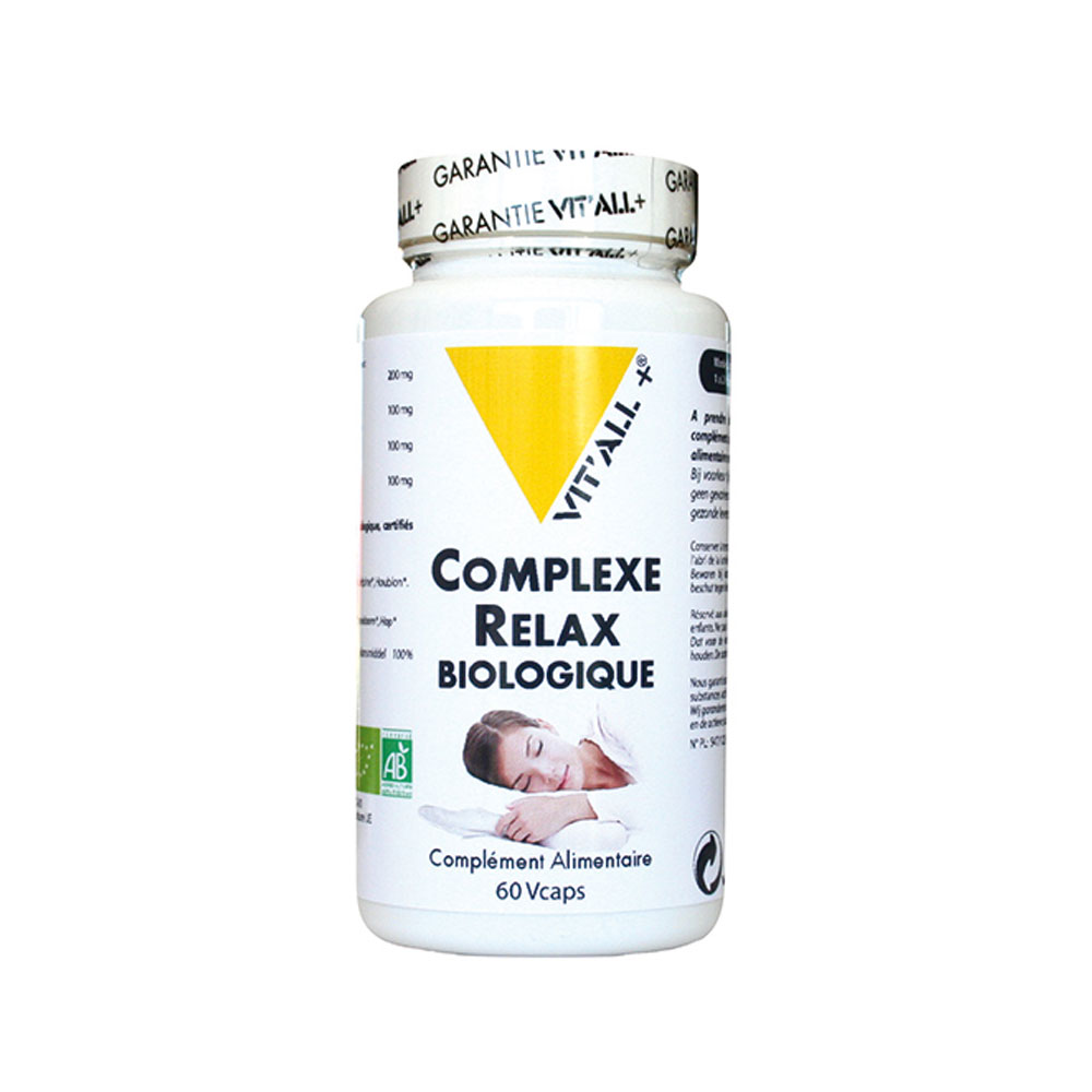 Vit'All+ Complexe Relax Biologique 60 Gélules